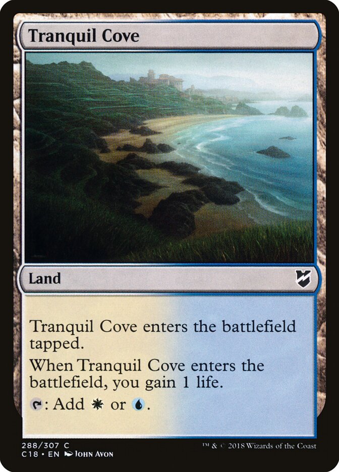 Tranquil Cove, Commander 2018 · 288/307