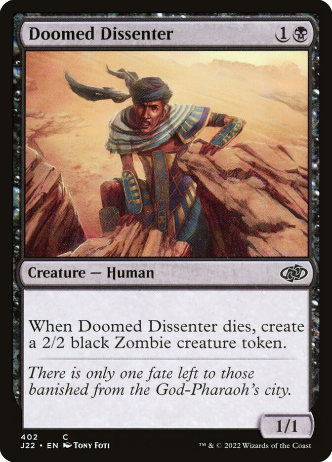 Doomed Dissenter, Jumpstart 2022 · 402