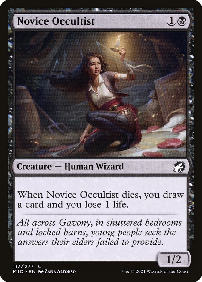 Novice Occultist, Innistrad: Midnight Hunt · 117/277