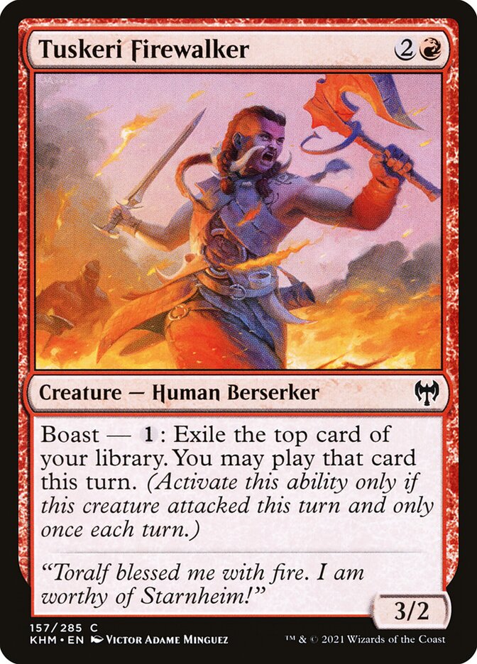 Tuskeri Firewalker, Kaldheim · 157/285