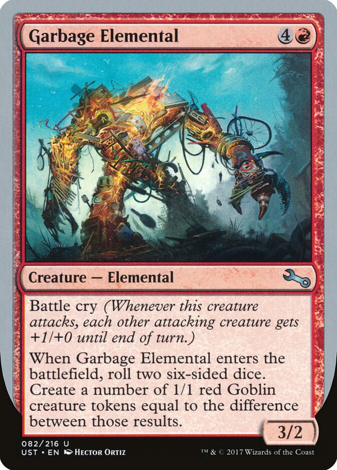 Garbage Elemental, Unstable · 82c