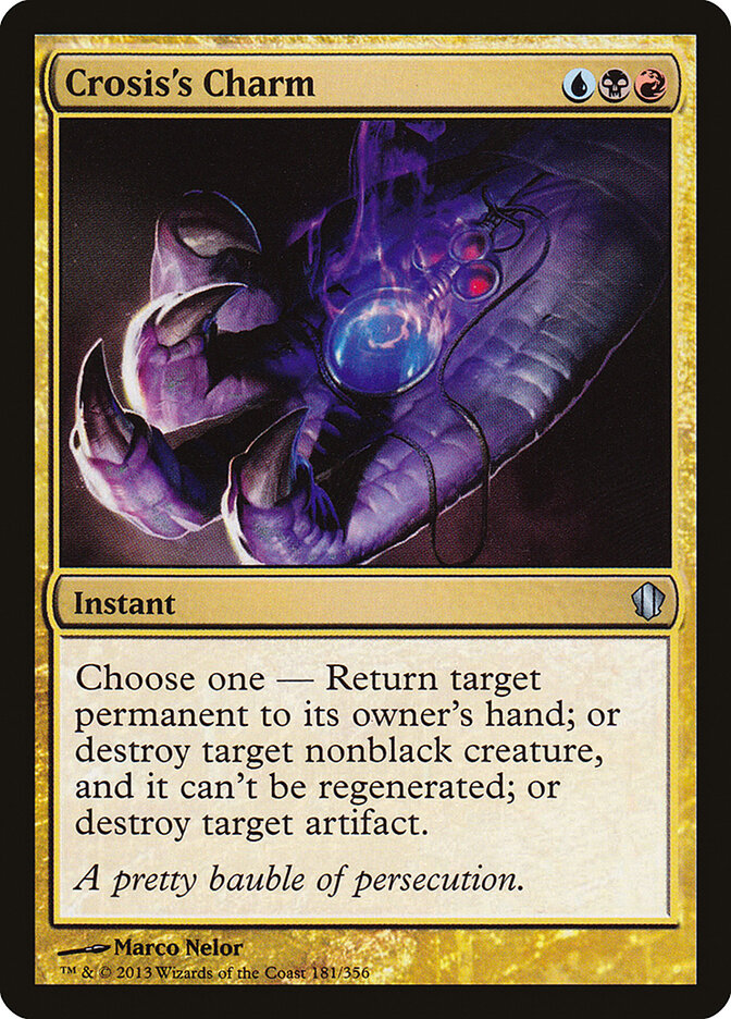 Crosis's Charm, Commander 2013 · 181/356