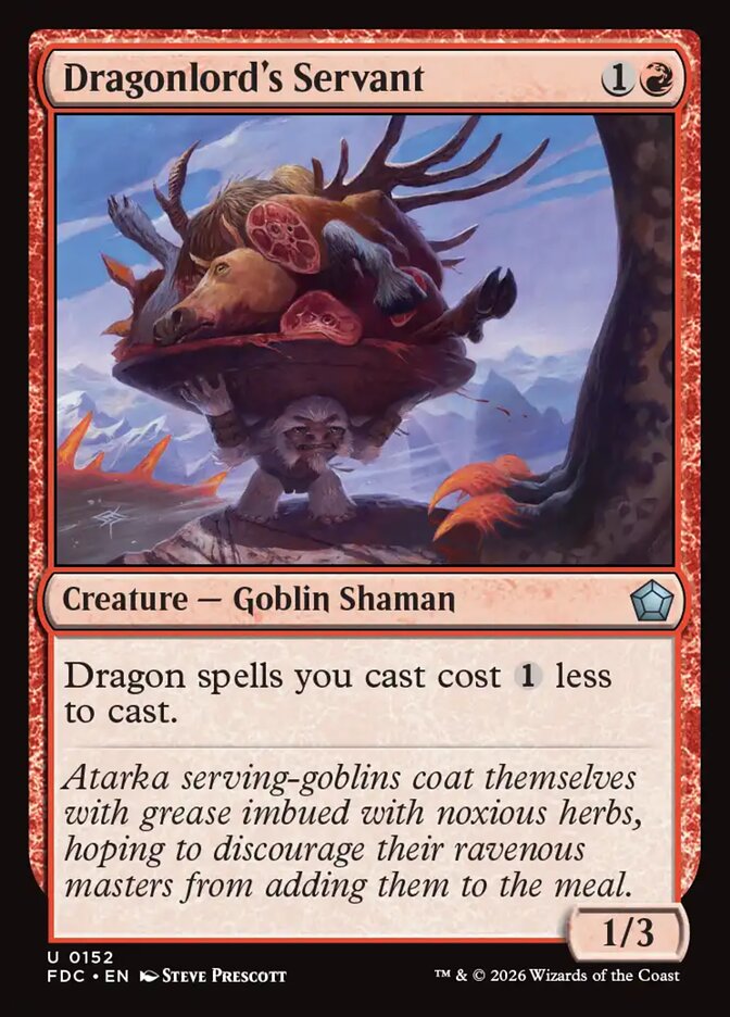 Dragonlord's Servant, Foundations Commander · 0152