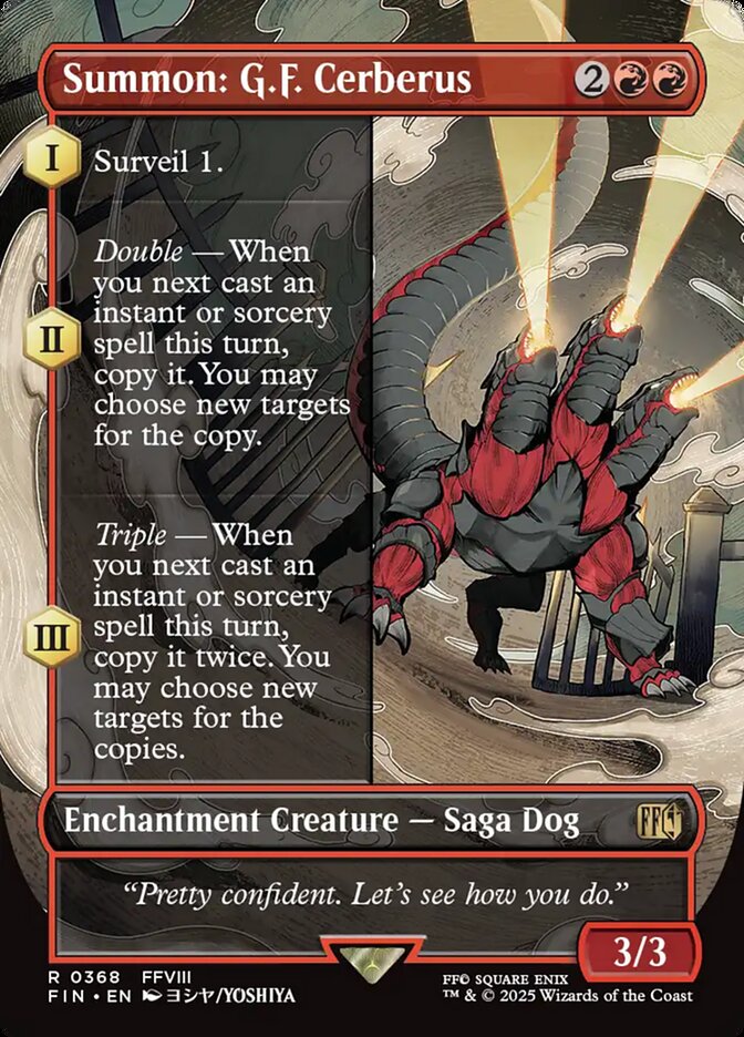 Summon: G.F. Cerberus, Final Fantasy · 0368
