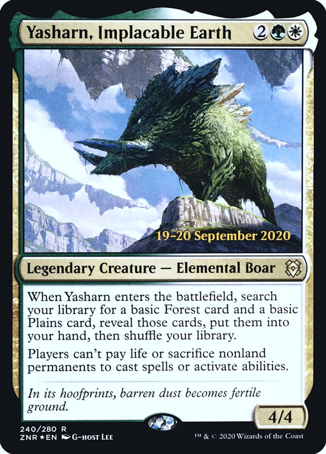 Yasharn, Implacable Earth, Zendikar Rising Promos · 240/280