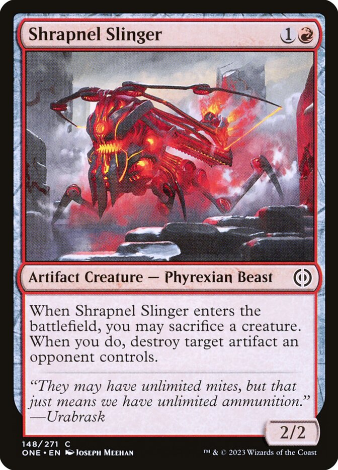 Shrapnel Slinger, Phyrexia: All Will Be One · 148/271