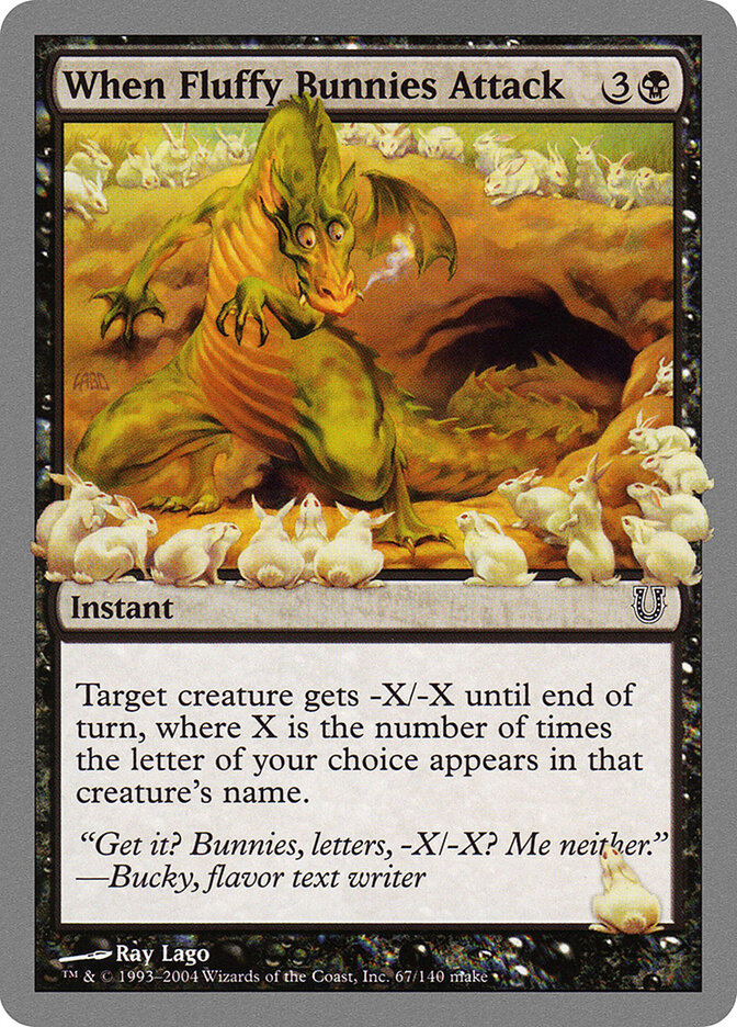 When Fluffy Bunnies Attack, Unhinged · 67/140