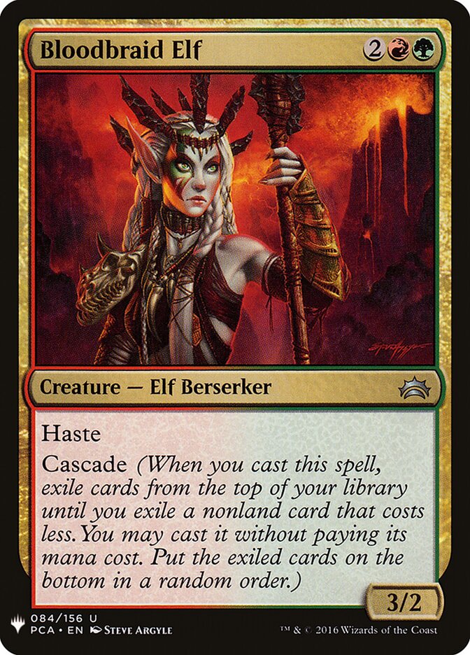 Bloodbraid Elf, The List · pca-84