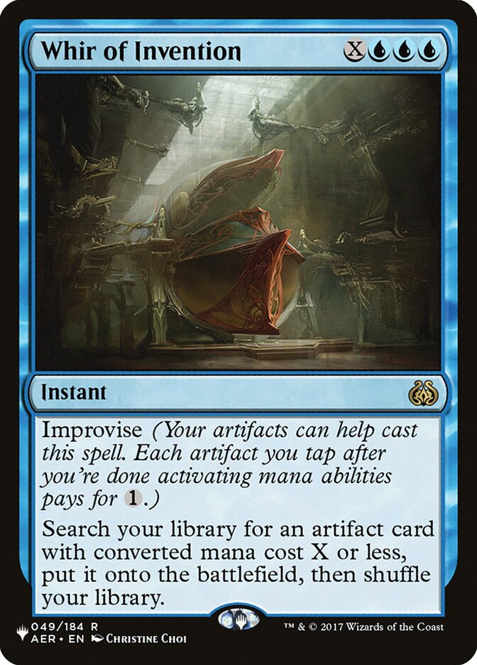 Whir of Invention, The List · aer-49
