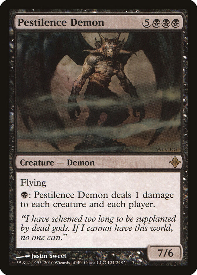 Pestilence Demon, Rise of the Eldrazi · 124/248