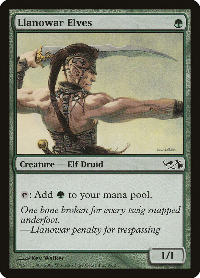 Llanowar Elves, Duel Decks: Elves vs. Goblins · 9/62