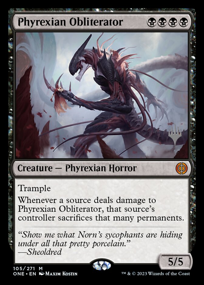 Phyrexian Obliterator, Phyrexia: All Will Be One Promos · 105/271