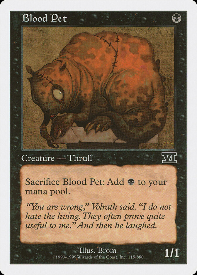 Blood Pet, Classic Sixth Edition · 115/350