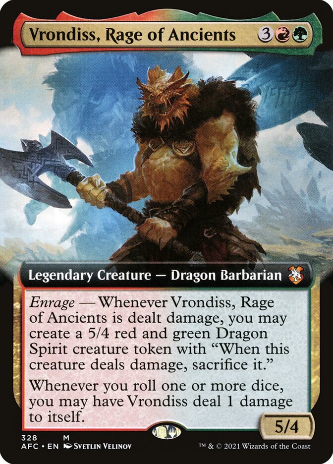 Vrondiss, Rage of Ancients, Forgotten Realms Commander · 328