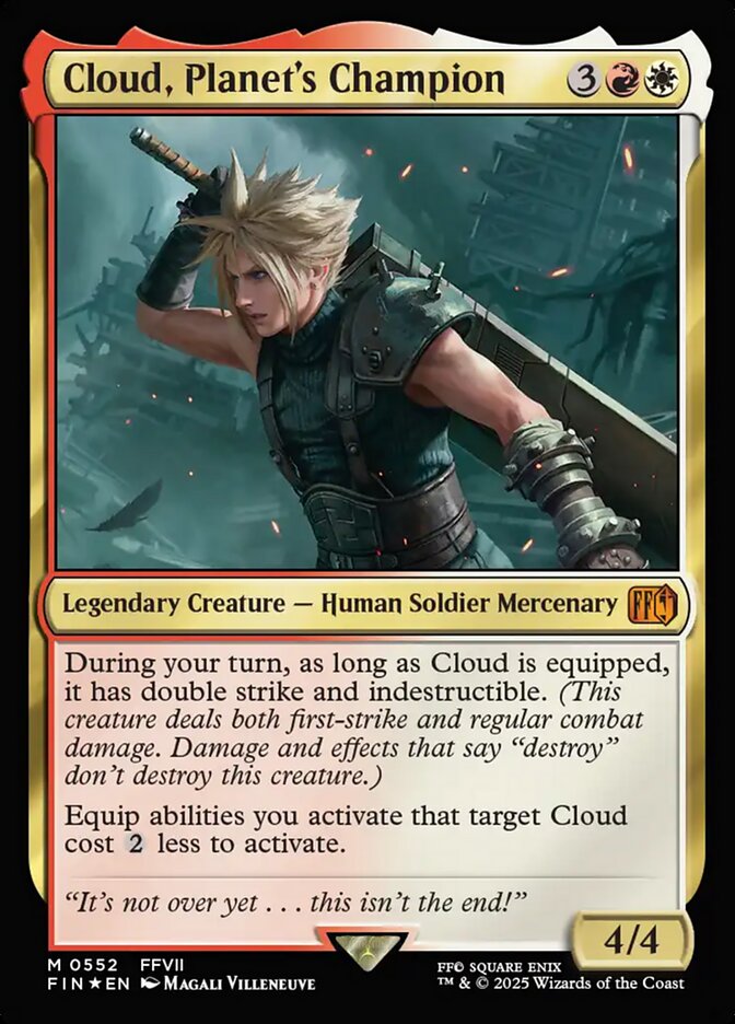 Cloud, Planet's Champion, Final Fantasy · 0552