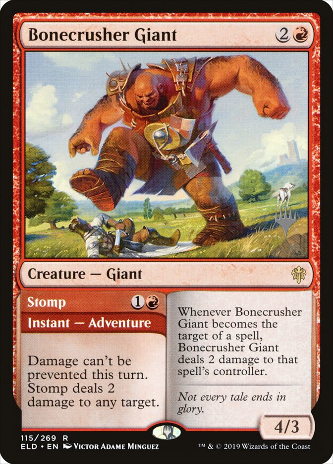 Bonecrusher Giant // Stomp, Throne of Eldraine Promos · 115/269