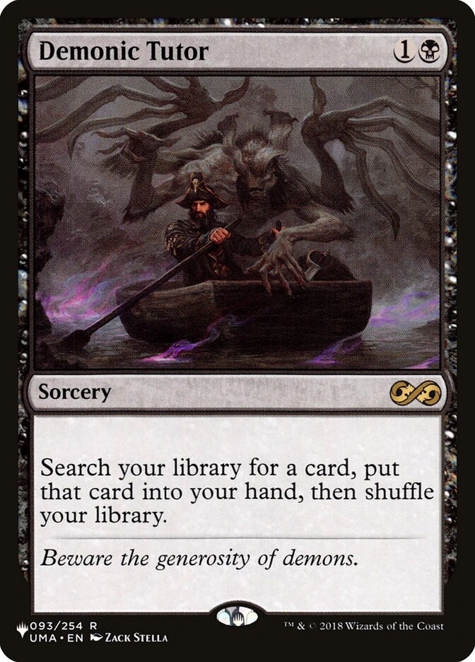 Demonic Tutor, The List · uma-93