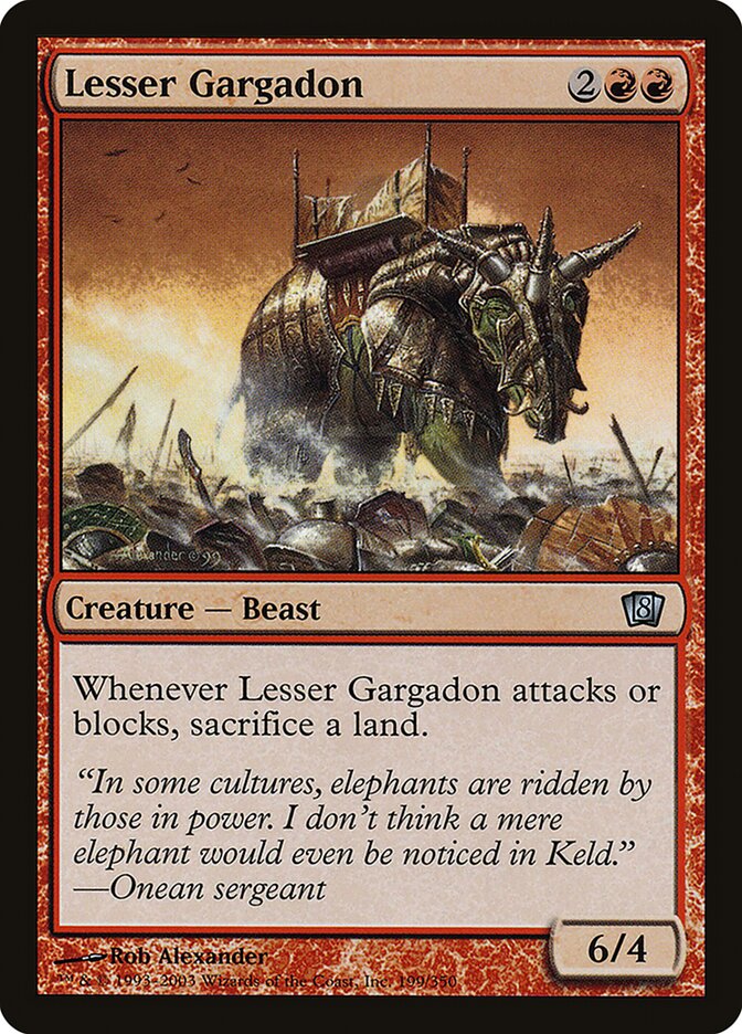 Lesser Gargadon, Eighth Edition · 199-star