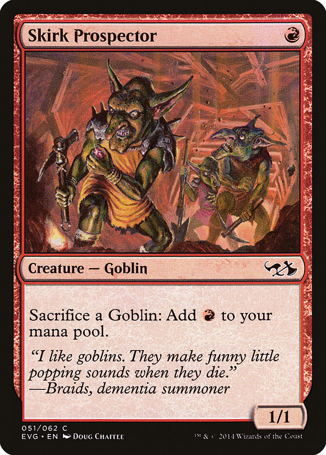 Skirk Prospector, Duel Decks Anthology: Elves vs. Goblins · 051/062