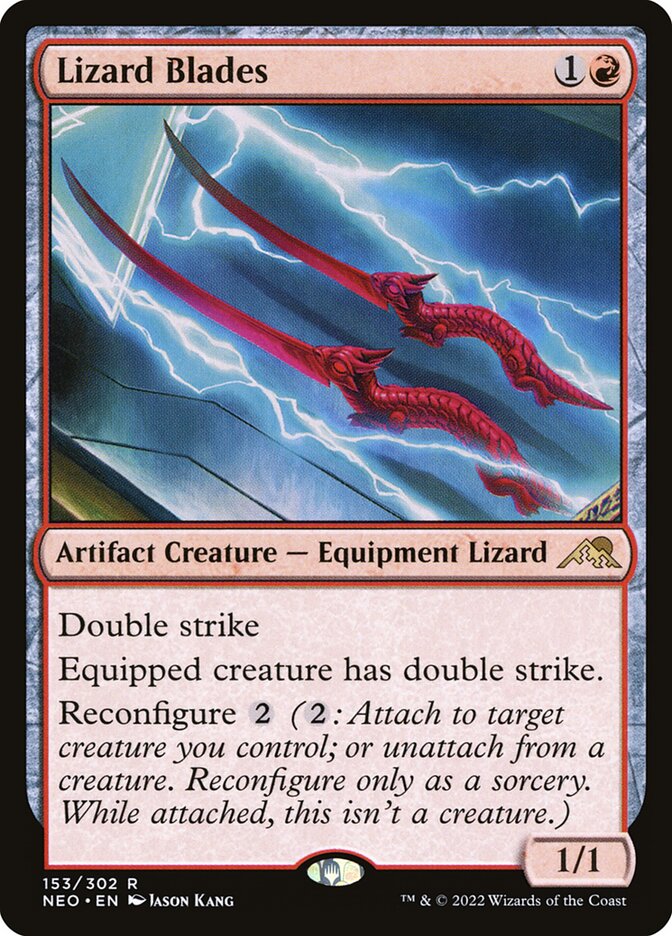Lizard Blades, Kamigawa: Neon Dynasty · 153/302