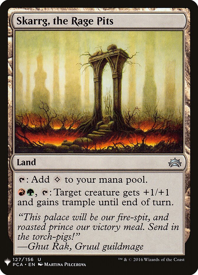 Skarrg, the Rage Pits, The List · pca-127