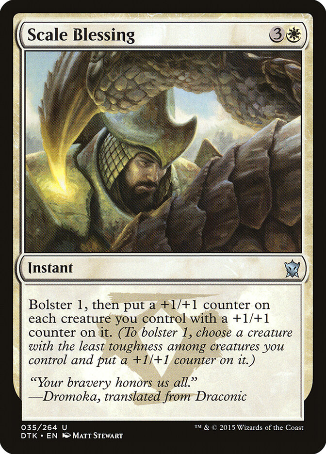 Scale Blessing, Dragons of Tarkir · 035/264