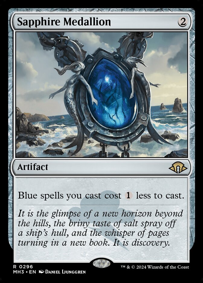 Sapphire Medallion, Modern Horizons 3 · 0296