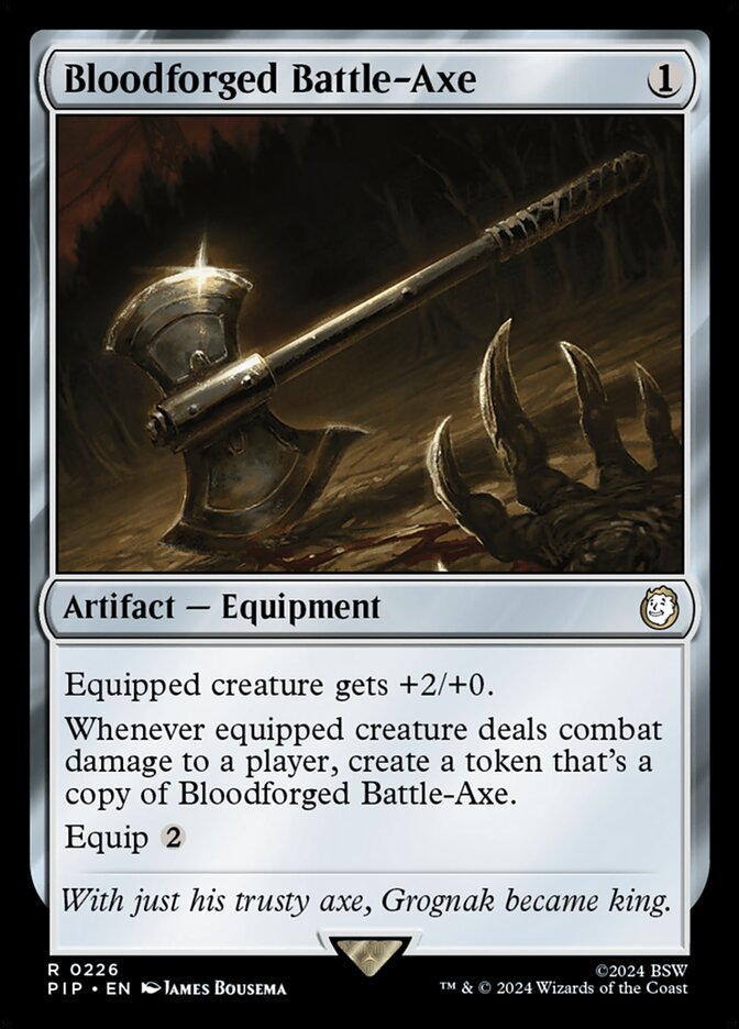 Bloodforged Battle-Axe, Fallout · 0226