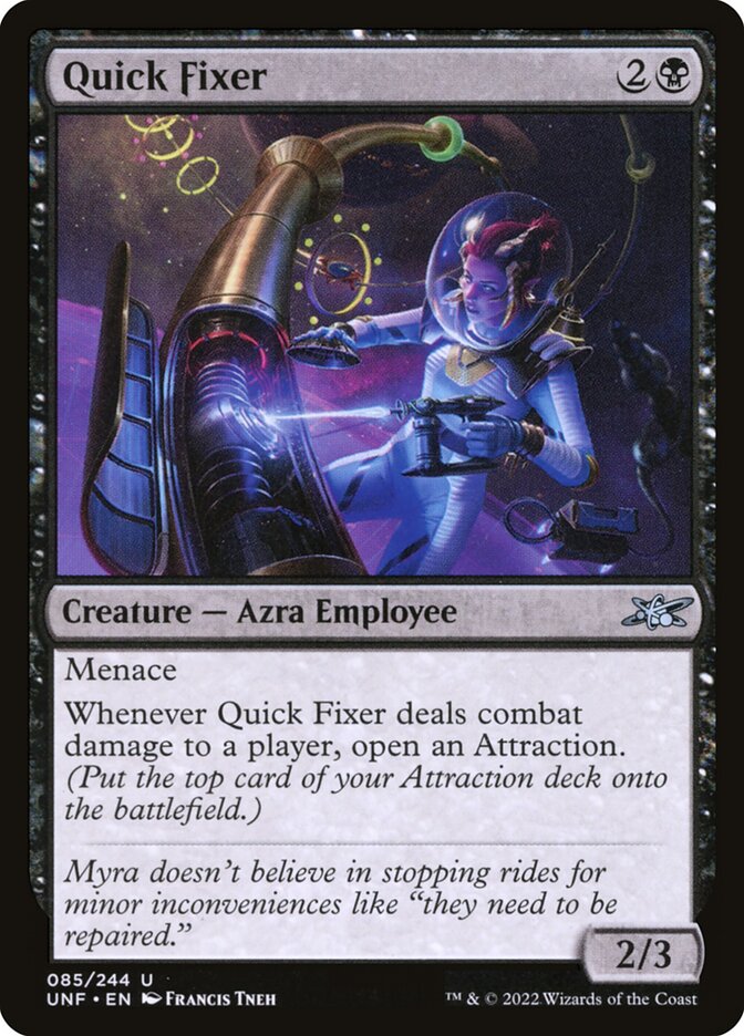 Quick Fixer, Unfinity · 085/244