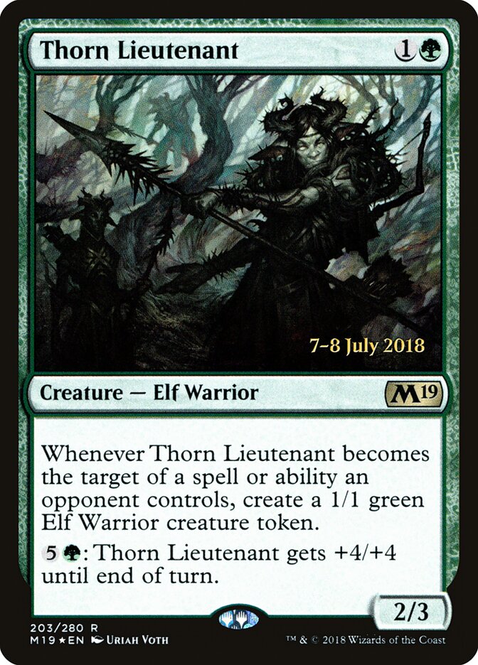 Thorn Lieutenant, Core Set 2019 Promos · 203/280