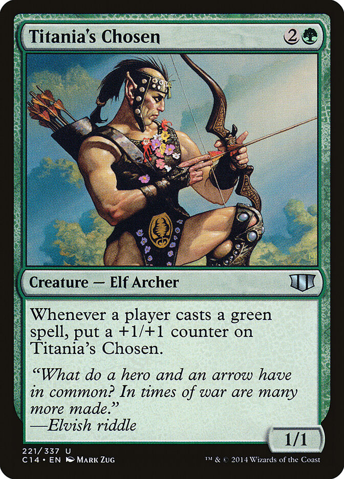 Titania's Chosen, Commander 2014 · 221/337