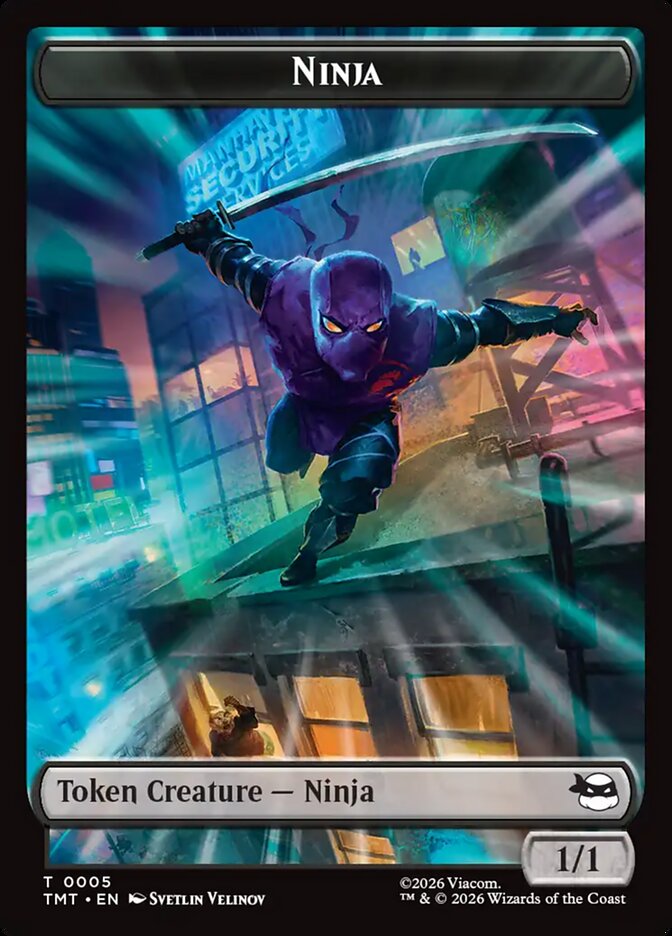 Ninja, Teenage Mutant Ninja Turtles Tokens · 0005