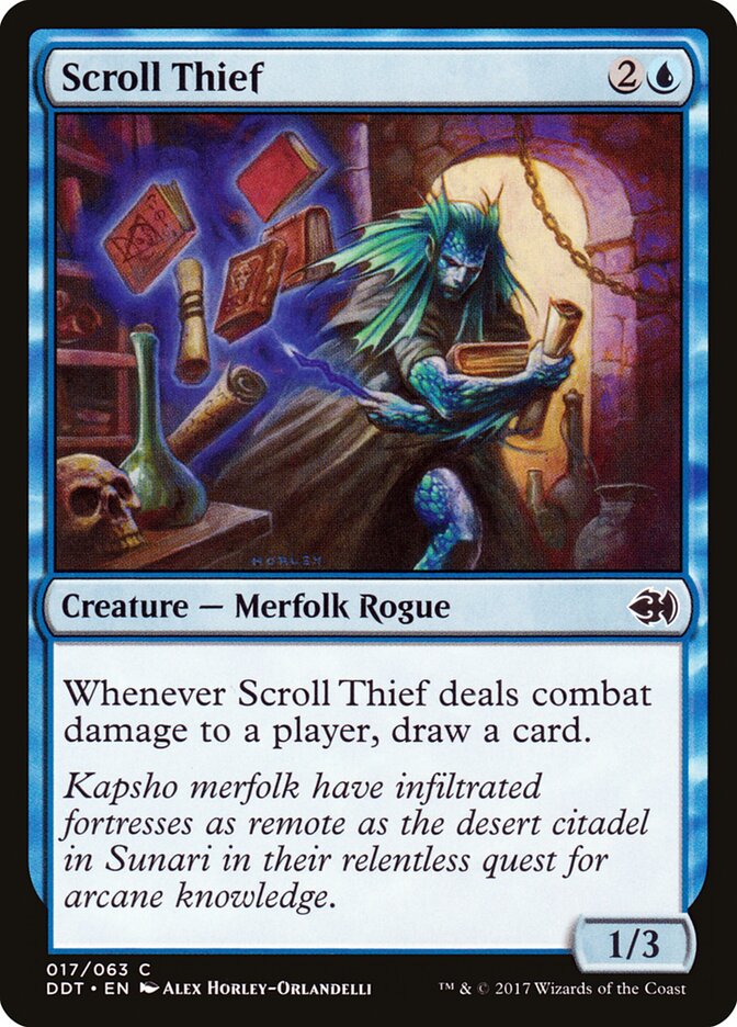 Scroll Thief, Duel Decks: Merfolk vs. Goblins · 017/063