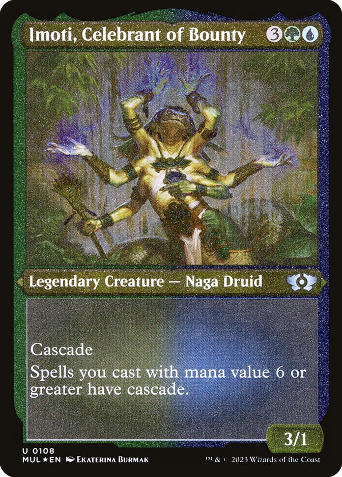 Imoti, Celebrant of Bounty, Multiverse Legends · 0108
