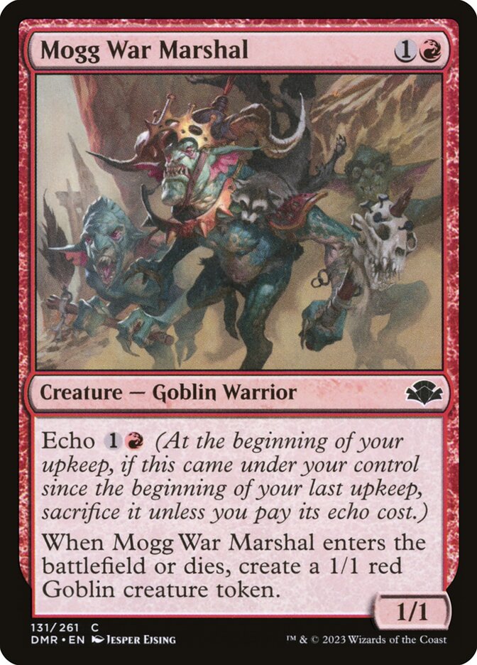 Mogg War Marshal, Dominaria Remastered · 131/261