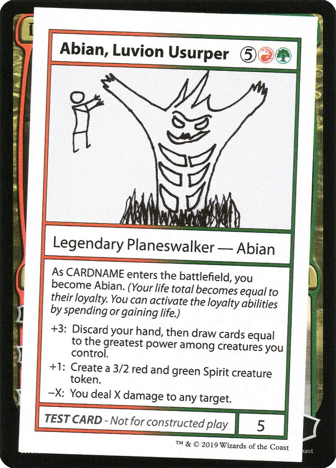 Abian, Luvion Usurper, Mystery Booster Playtest Cards 2021 · 087/121
