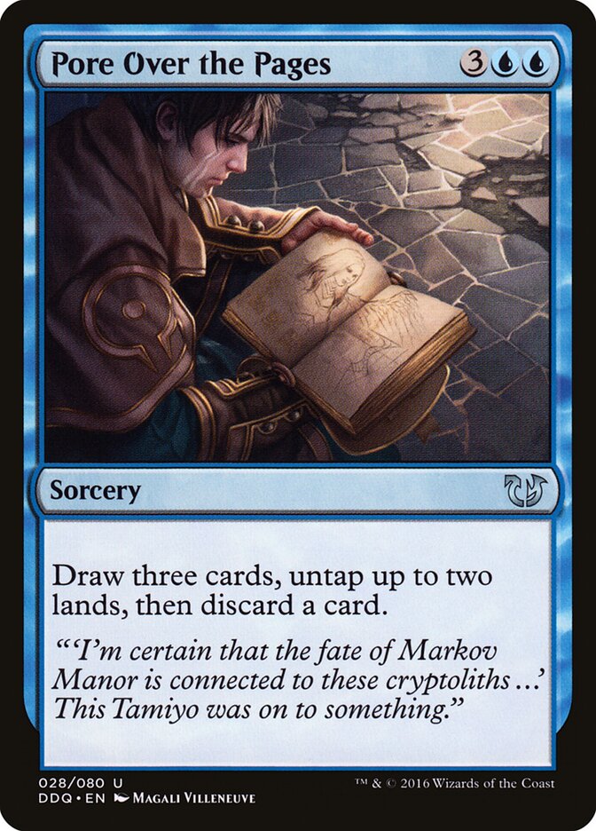 Pore Over the Pages, Duel Decks: Blessed vs. Cursed · 028/080