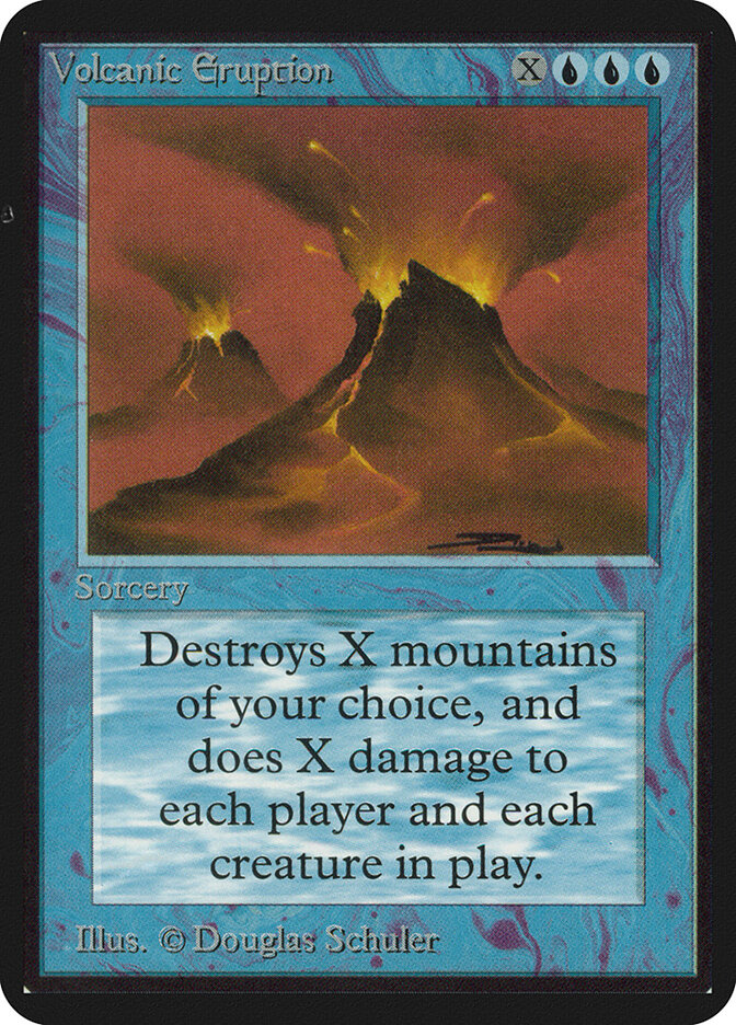Volcanic Eruption, Limited Edition Alpha · 88