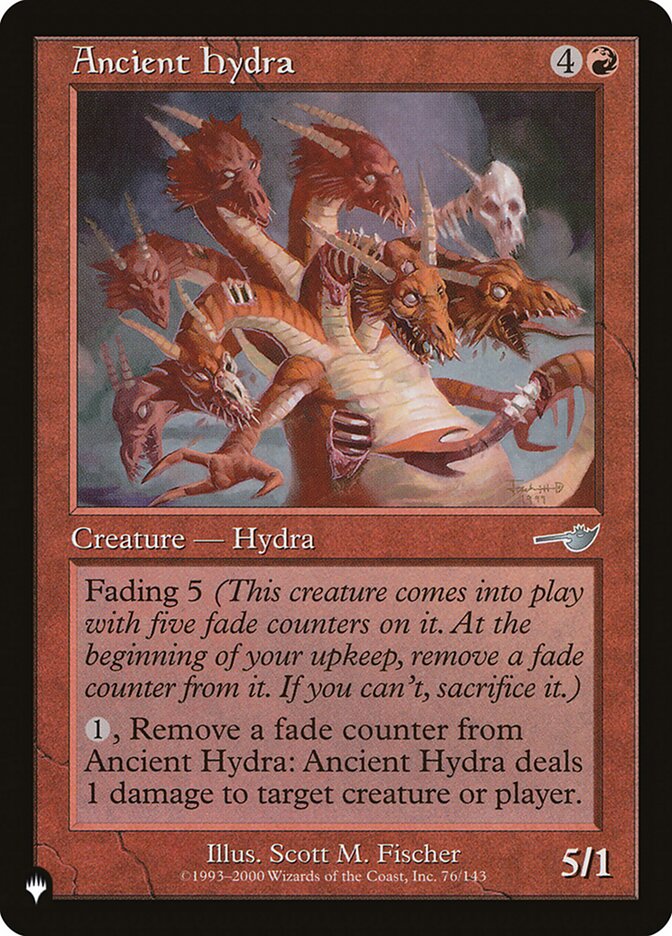 Ancient Hydra, The List · nem-76