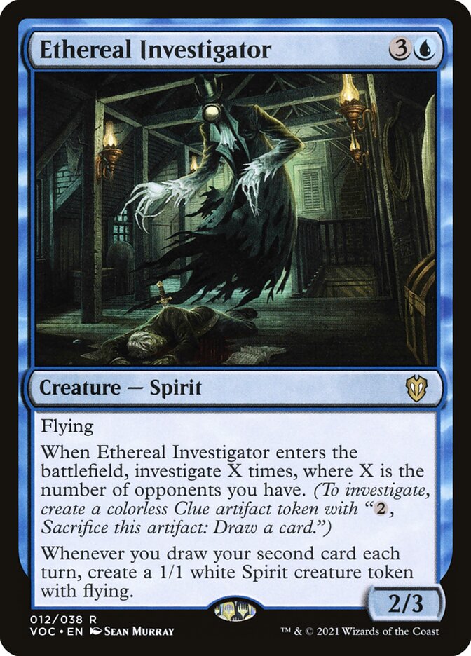 Ethereal Investigator, Crimson Vow Commander · 012/038