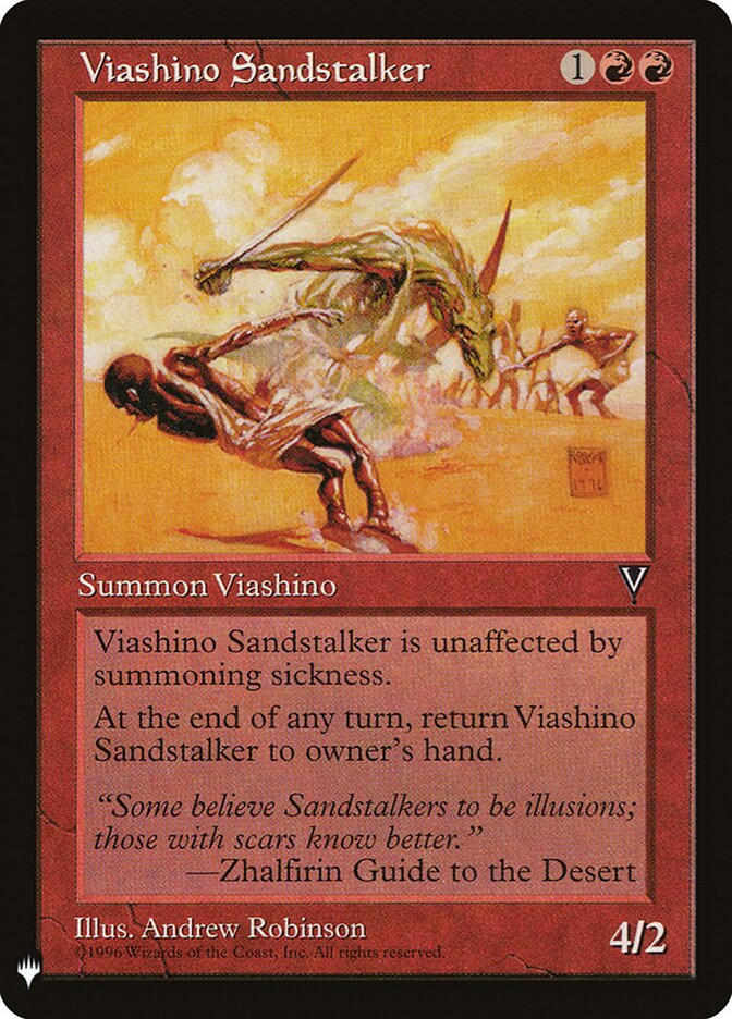 Viashino Sandstalker, The List · vis-100