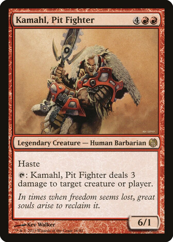 Kamahl, Pit Fighter, Duel Decks: Heroes vs. Monsters · 16/81