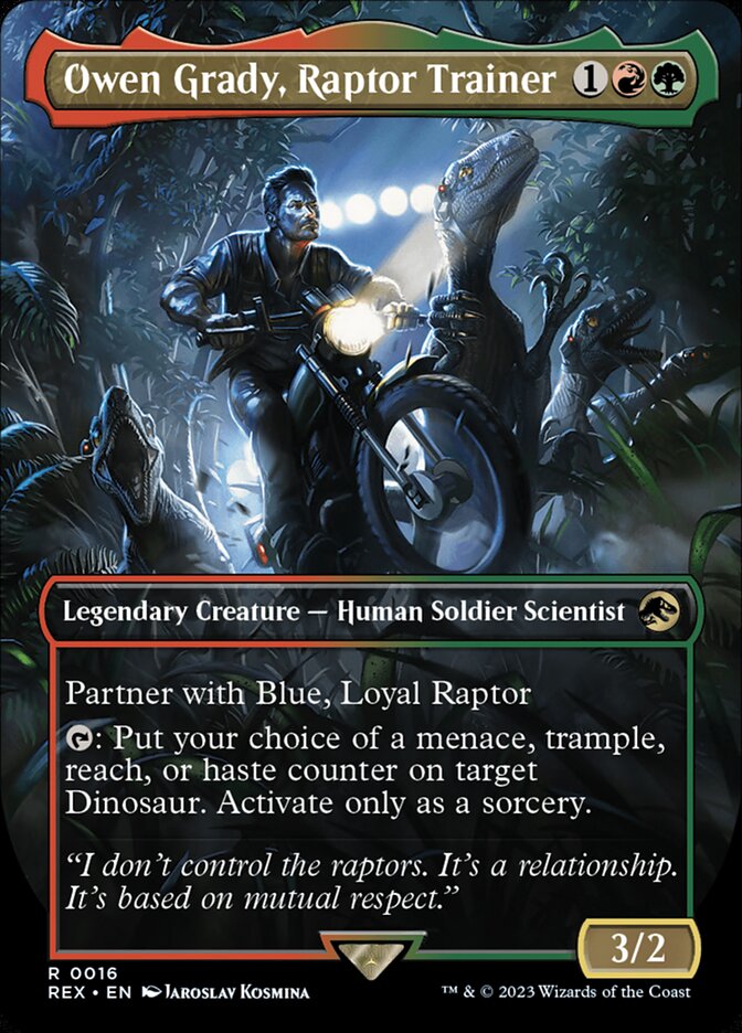 Owen Grady, Raptor Trainer, Jurassic World Collection · 0016