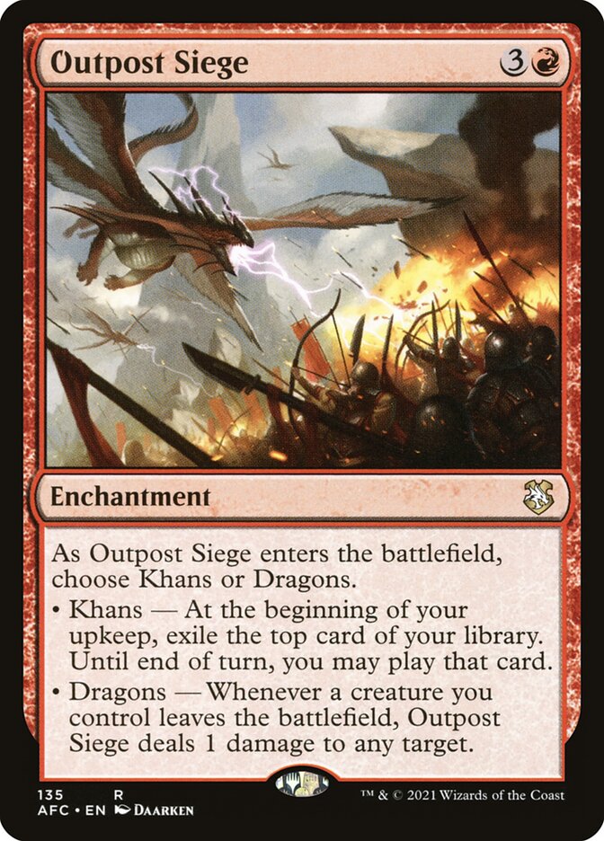 Outpost Siege, Forgotten Realms Commander · 135