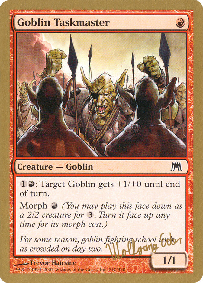 Goblin Taskmaster, World Championship Decks 2003 · we210