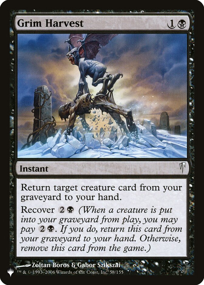 Grim Harvest, The List · csp-58