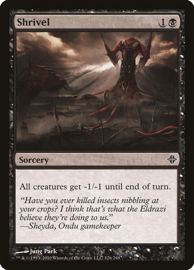 Shrivel, Rise of the Eldrazi · 126/248