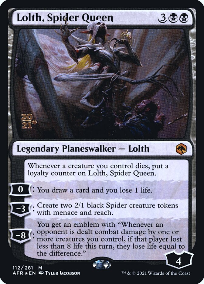 Lolth, Spider Queen, Adventures in the Forgotten Realms Promos · 112/281
