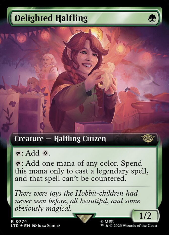 Delighted Halfling, The Lord of the Rings: Tales of Middle-earth · 0774