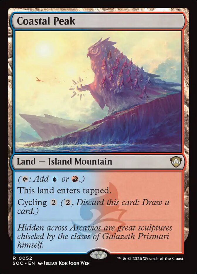 Coastal Peak, Secrets of Strixhaven Commander · 0052
